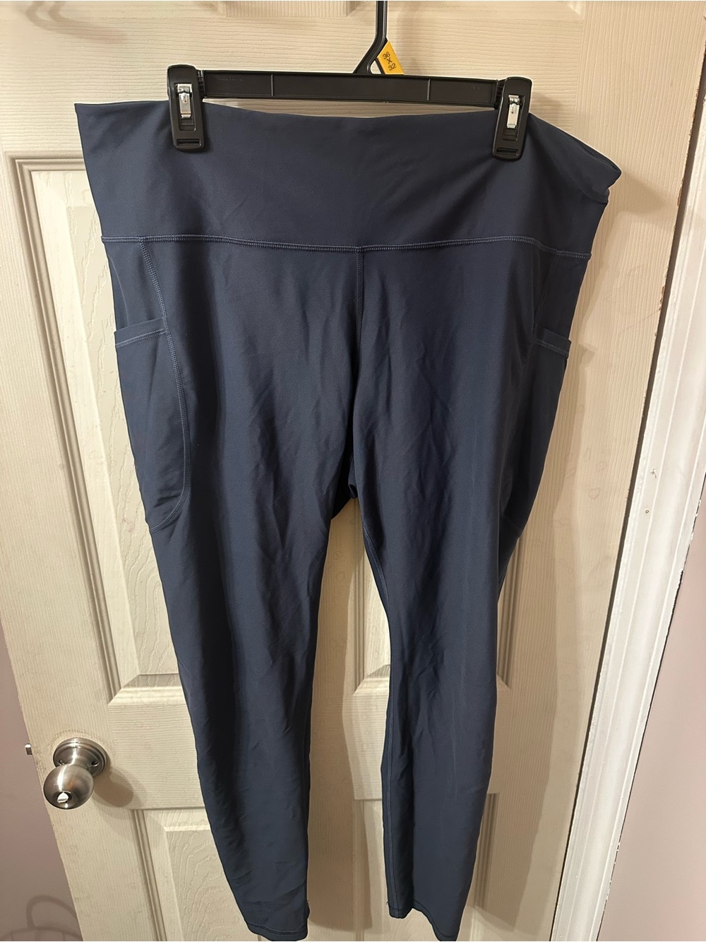Old Navy Navy Blue High-Rise Leggings with Side Pockets